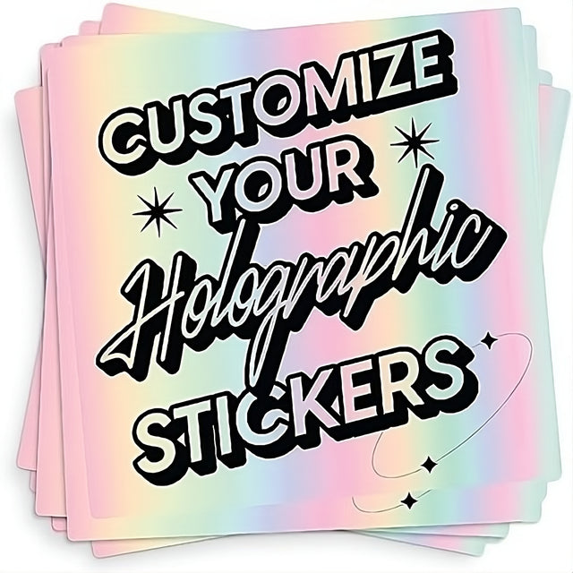 Holographic Square Stickers