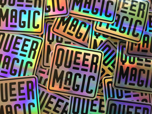 Holographic Square Stickers